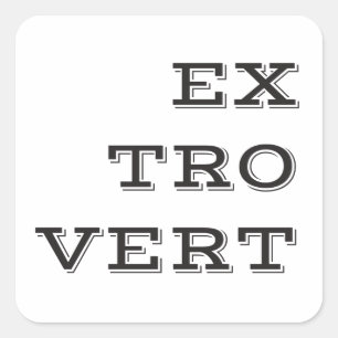 Stickers Extrovert