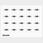 Stickers F/A-18 Hornet Fighter Jet (Feuille)