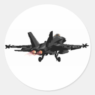 Stickers F/A-18 Hornet Fighter Jet