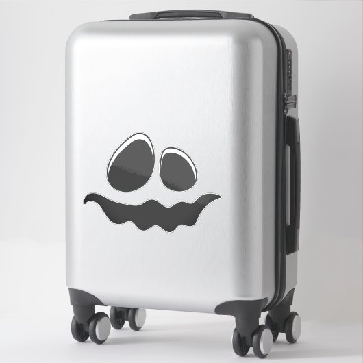 Stickers Face Halloween & Étiquettes (Sur valise)