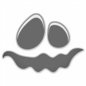 Stickers Face Halloween & Étiquettes (Devant)