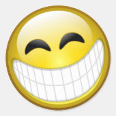 Stickers Face Jaune Smilie (Devant)