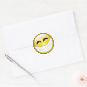 Stickers Face Jaune Smilie (Enveloppe)