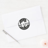 Stickers Fade to Black Round (Enveloppe)