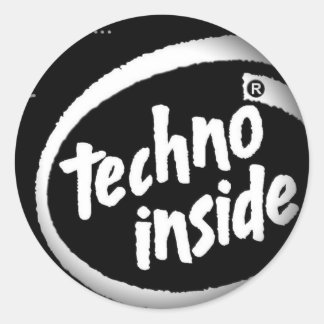 Stickers Fade to Black Round