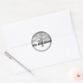 Stickers Fade to Black Round (Enveloppe)