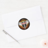 Stickers Fade to Black Round (Enveloppe)