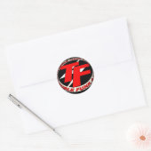 Stickers Fade to Black Round (Enveloppe)