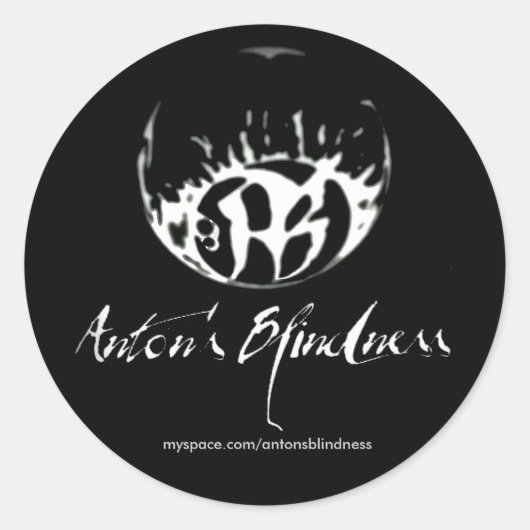 Stickers Fade to Black Round - Customisé (Devant)