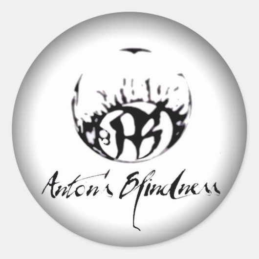 Stickers Fade to Black Round - Customisé (Devant)