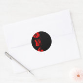 Stickers Fade to Black Round - Customisé (Enveloppe)