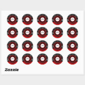 Stickers Faire-part pour bébés :: Polk A Dot 2 (Feuille)