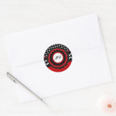 Stickers Faire-part pour bébés :: Polk A Dot 2 (Enveloppe)