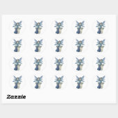 Stickers Fairy Blue Celeste par Molly Harrison (Feuille)