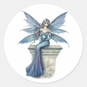 Stickers Fairy Blue Celeste par Molly Harrison