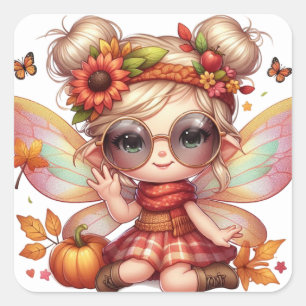 Stickers Fairy Cute Automne