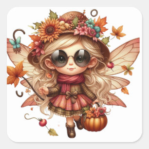 Stickers Fairy Cute Automne