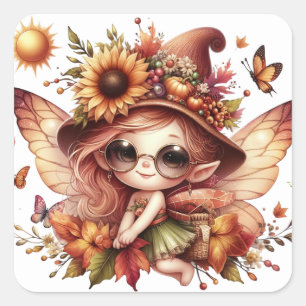 Stickers Fairy Cute Automne