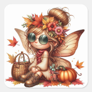 Stickers Fairy Cute Automne