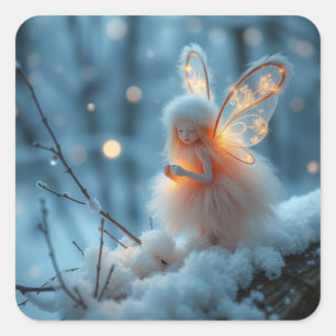 Stickers Fairy d'hiver mignons