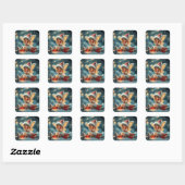 Stickers Fairy d'hiver mignons (Feuille)