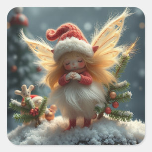 Stickers Fairy d'hiver mignons