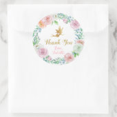 Stickers Fairy Party, Stickers Favoriser Merci (Sac)