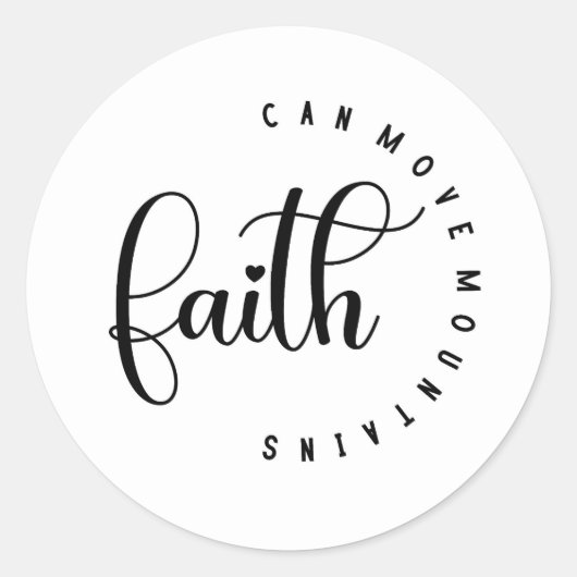 Stickers Faith (Devant)