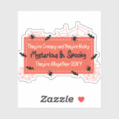 Stickers famille Adams (Feuille)