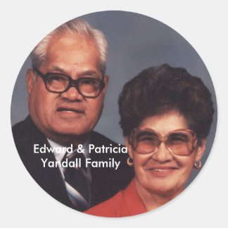 Stickers famille Edward & Patricia Yandall