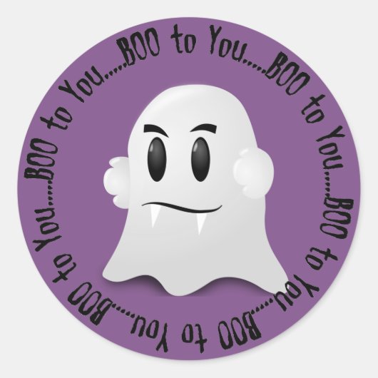 Stickers fantômes d'Halloween (Devant)