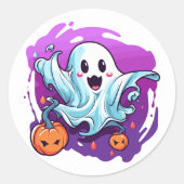 Stickers fantômes d'Halloween (Devant)