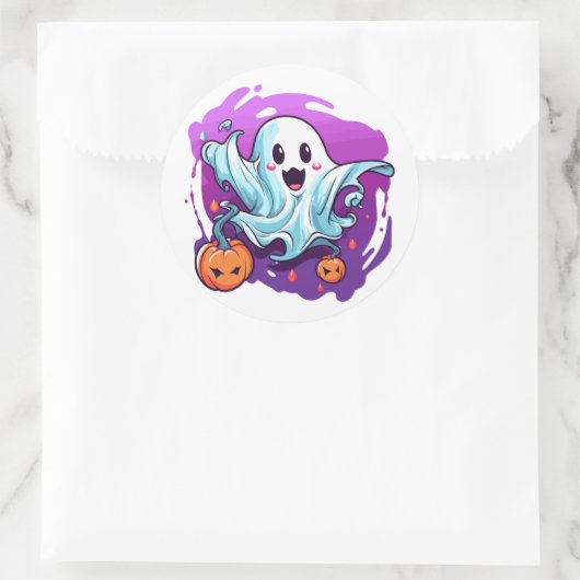 Stickers fantômes d'Halloween (Sac)