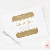 Stickers Faux Gold Parties scintillant Mariage Mer (Enveloppe)