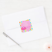 Stickers Faveur Cupcake (Enveloppe)