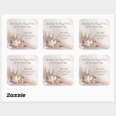 Stickers Faveur Mariage Gâteau Champagne (Feuille)