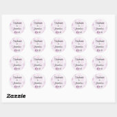 Stickers Favor Mariage (Feuille)