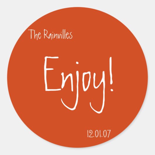 Stickers Favor Mariage (Devant)