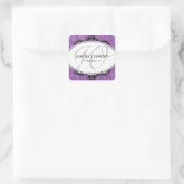Stickers Favor Mariage Violet (Sac)