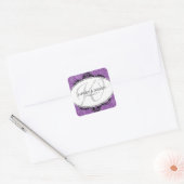 Stickers Favor Mariage Violet (Enveloppe)