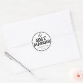 Stickers Favor Marié (Noir / Gris) (Enveloppe)