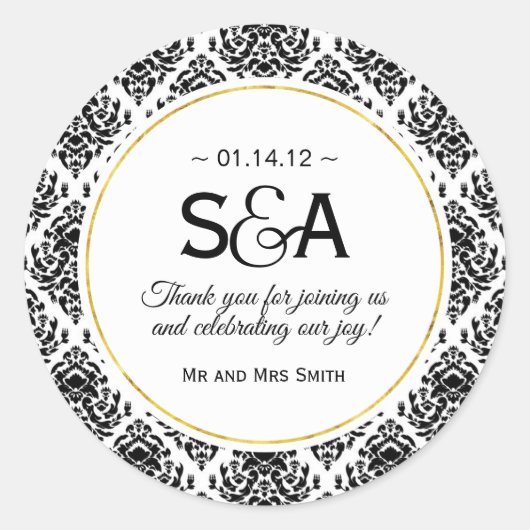 Stickers Favoris Damas Noir et Blanc (Devant)