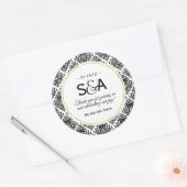 Stickers Favoris Damas Noir et Blanc (Enveloppe)