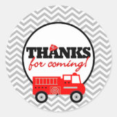 Stickers Favoris Merci Firetruck (Devant)