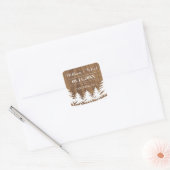 Stickers Favour Mariage Forêt (Enveloppe)