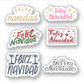 Stickers Feliz Navidad (Devant)