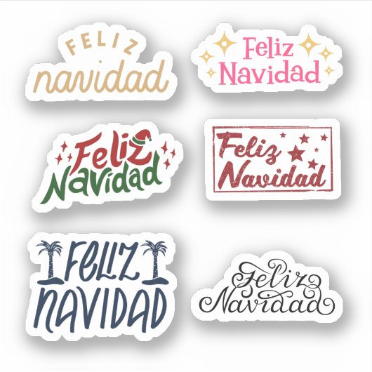 Stickers Feliz Navidad (Devant)