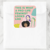 Stickers Feminist Squad Pro-Life (Sac)