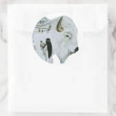 Stickers Femme Buffalo Blanc (Sac)