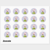 Stickers Femme de Neige Hawaii (Feuille)